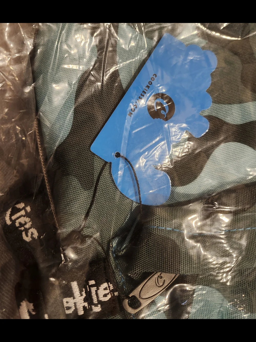NEW Cookies Off The Grid Smell Proof Backpack in Mint/teal Camo